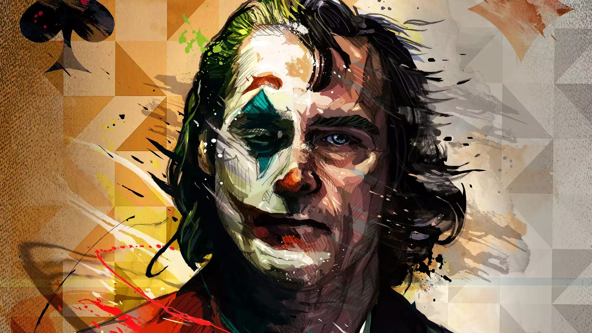 2019, Aktor, Grafika, Film, Joker, Mężczyzna, Joaquin Phoenix