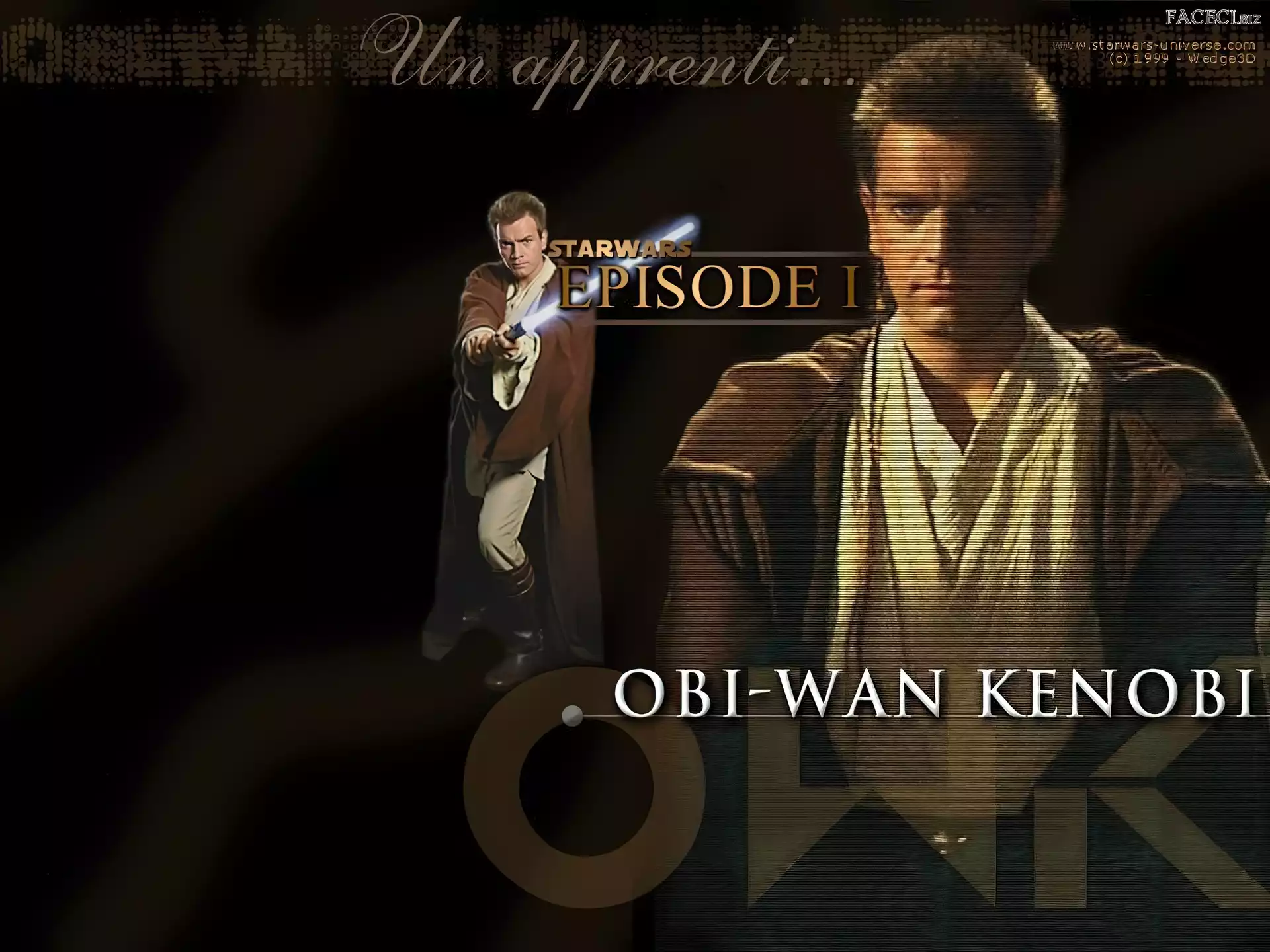 Star Wars, Ewan McGregor, napis, szata