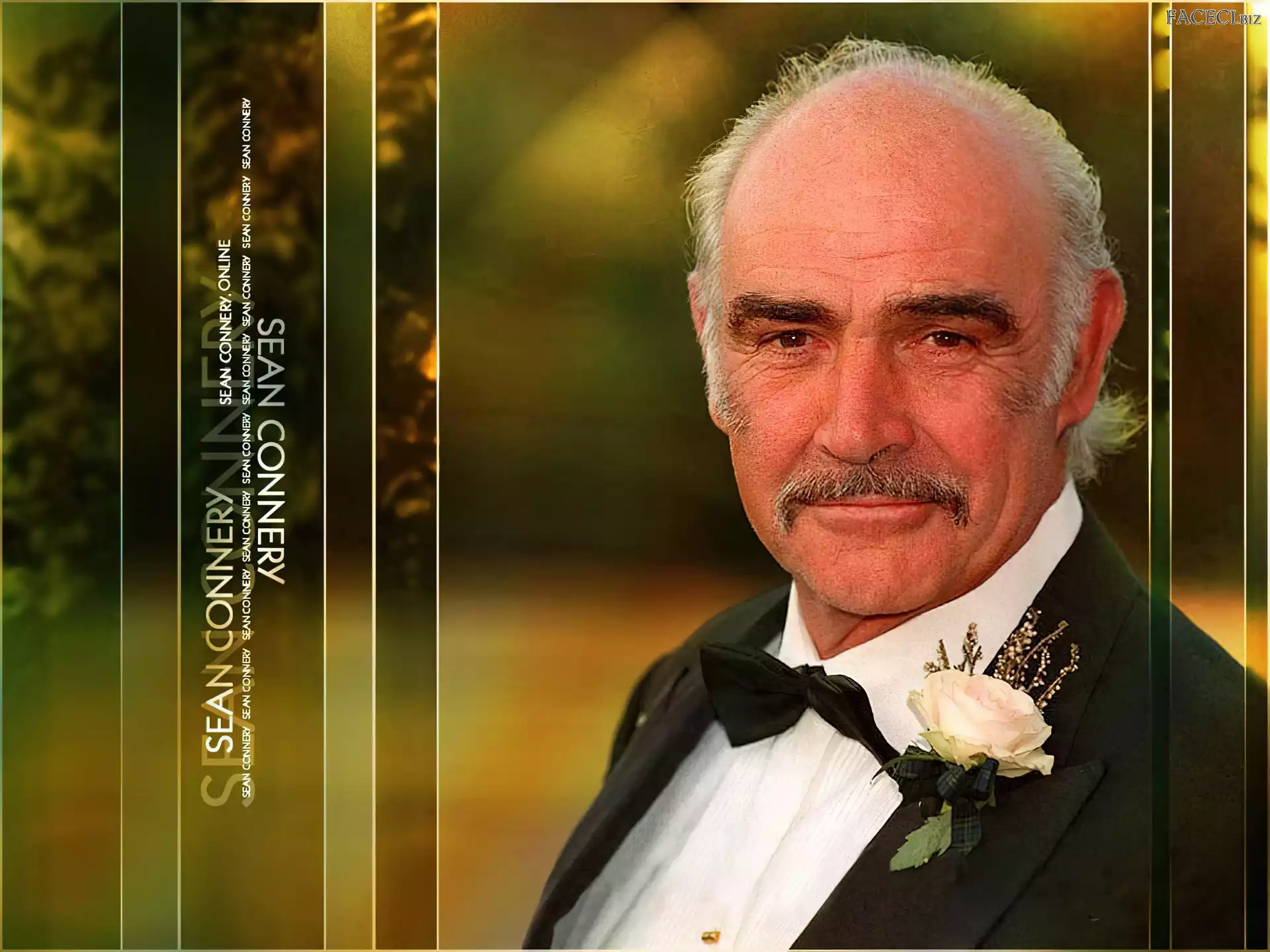 Sean Connery, czarny garnitur