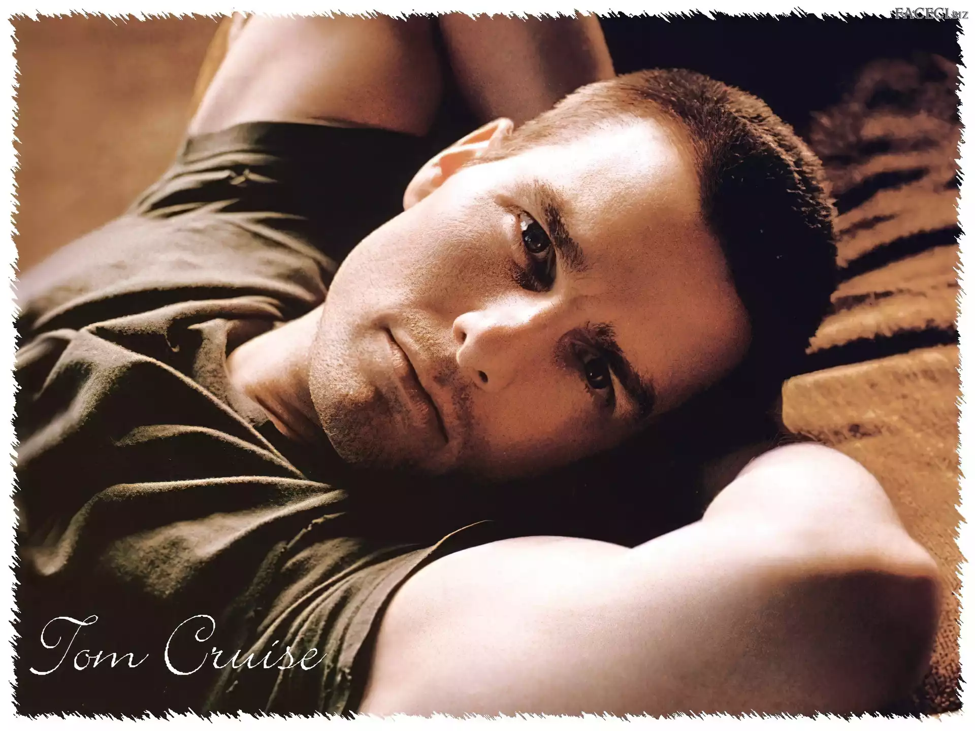 Tom Cruise, ciemne włosy